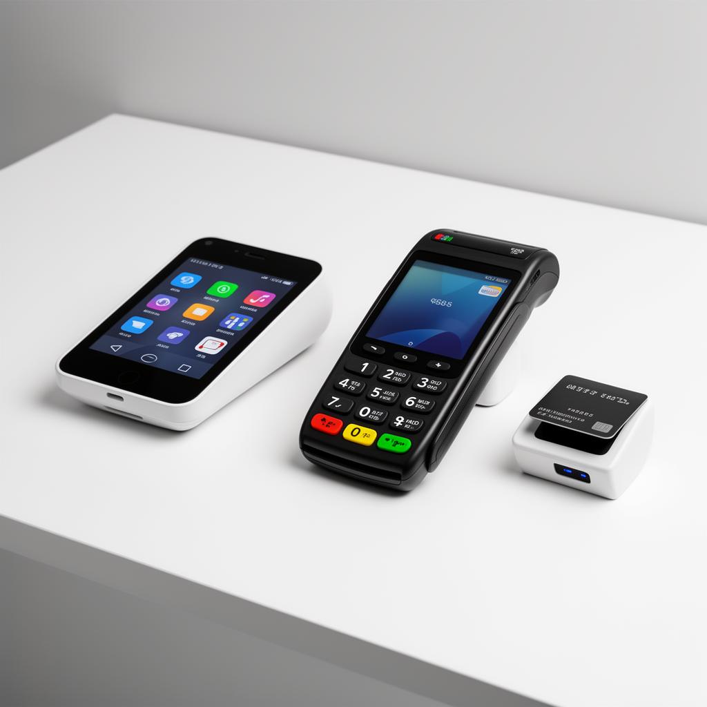 Modern payment terminals: countertop, handheld, and mobile